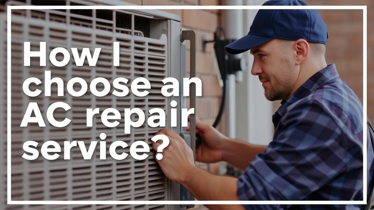 How do I choose an AC repair service?