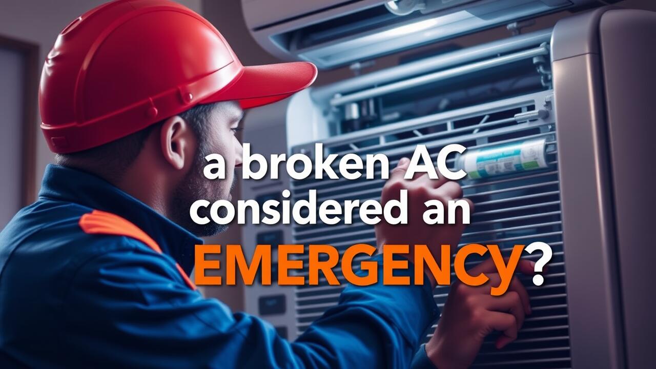 Is a broken AC considered an emergency?